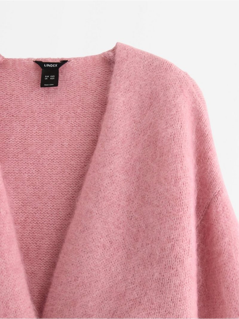 Knitted cardigan in mohair blend - 3007324-9619