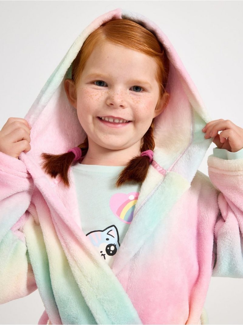 Robe in fleece - 3007414-3679