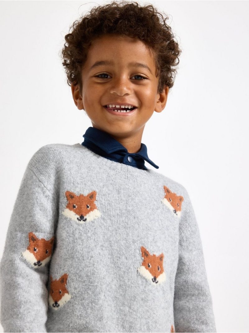 Knitted jumper - 3007555-7196