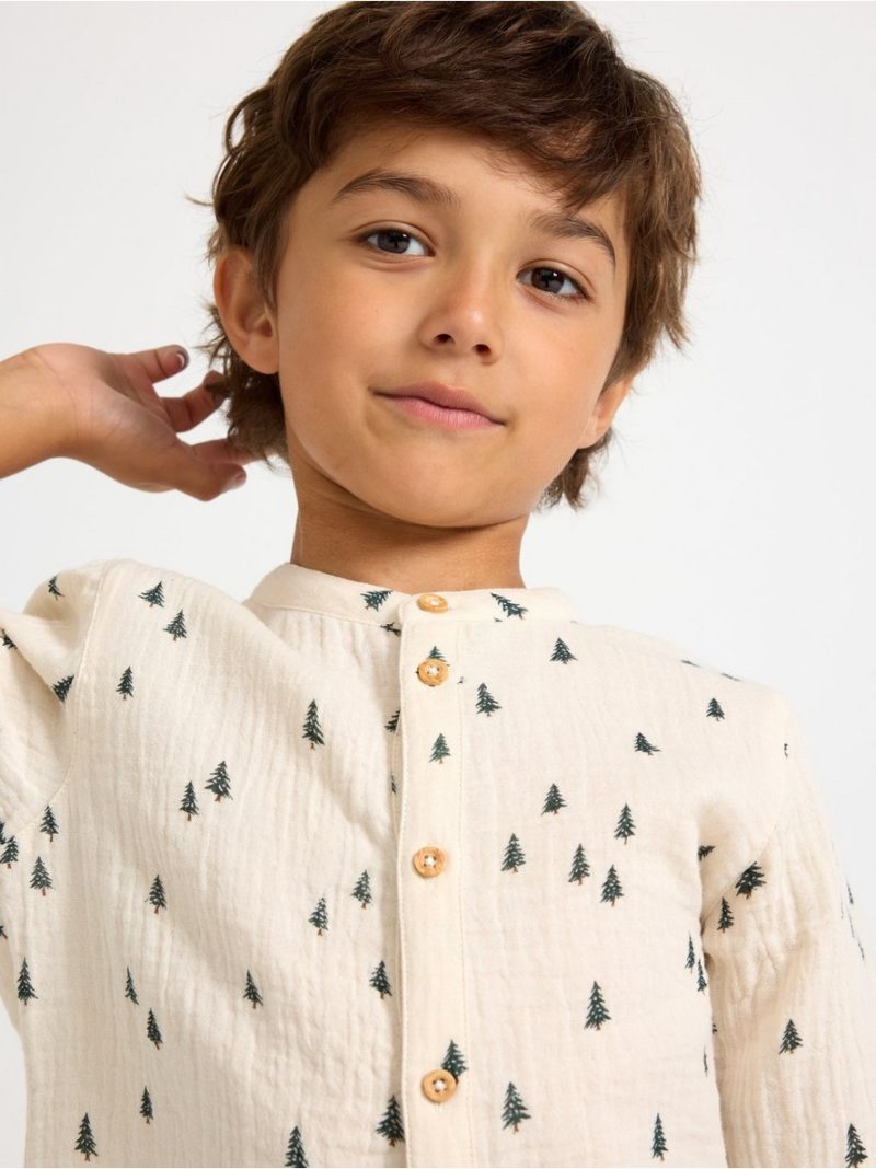 Shirt in cotton gauze - 3007578-8599