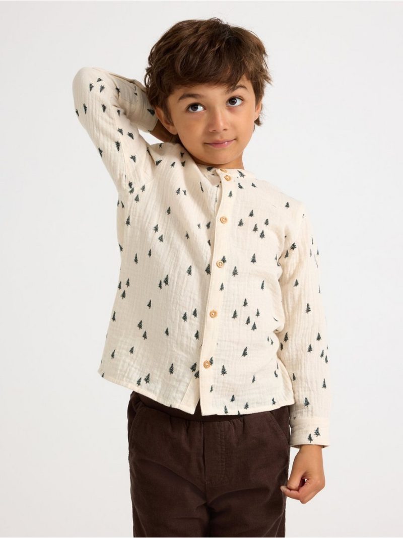 Shirt in cotton gauze - 3007578-8599