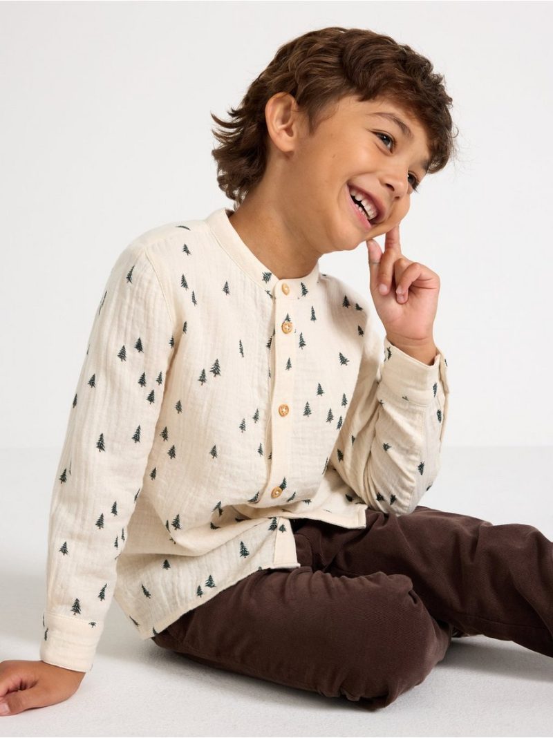 Shirt in cotton gauze - 3007578-8599