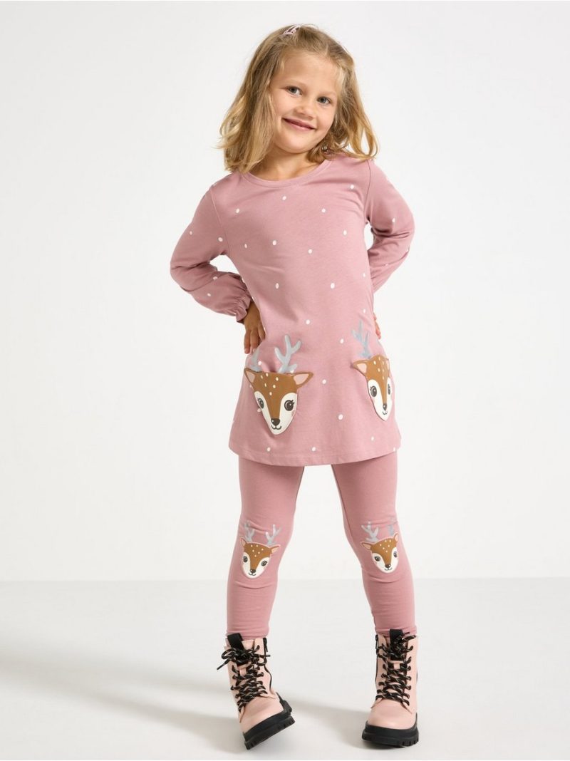 Long-sleeved tunic with fun pockets - 3007585-6917