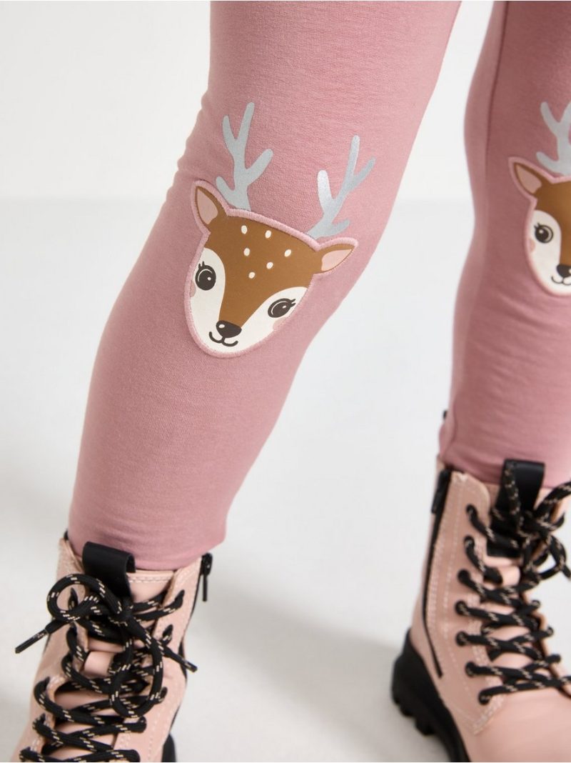 Leggings with brushed inside - 3007588-6917
