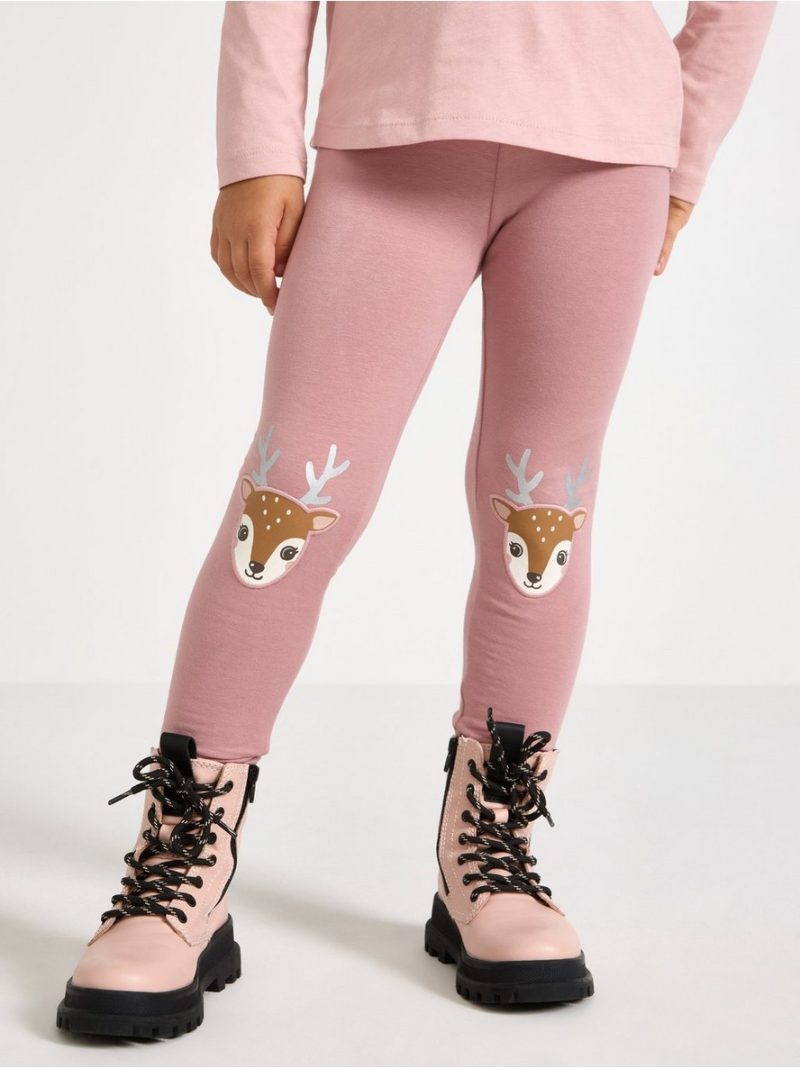 Leggings with brushed inside - 3007588-6917