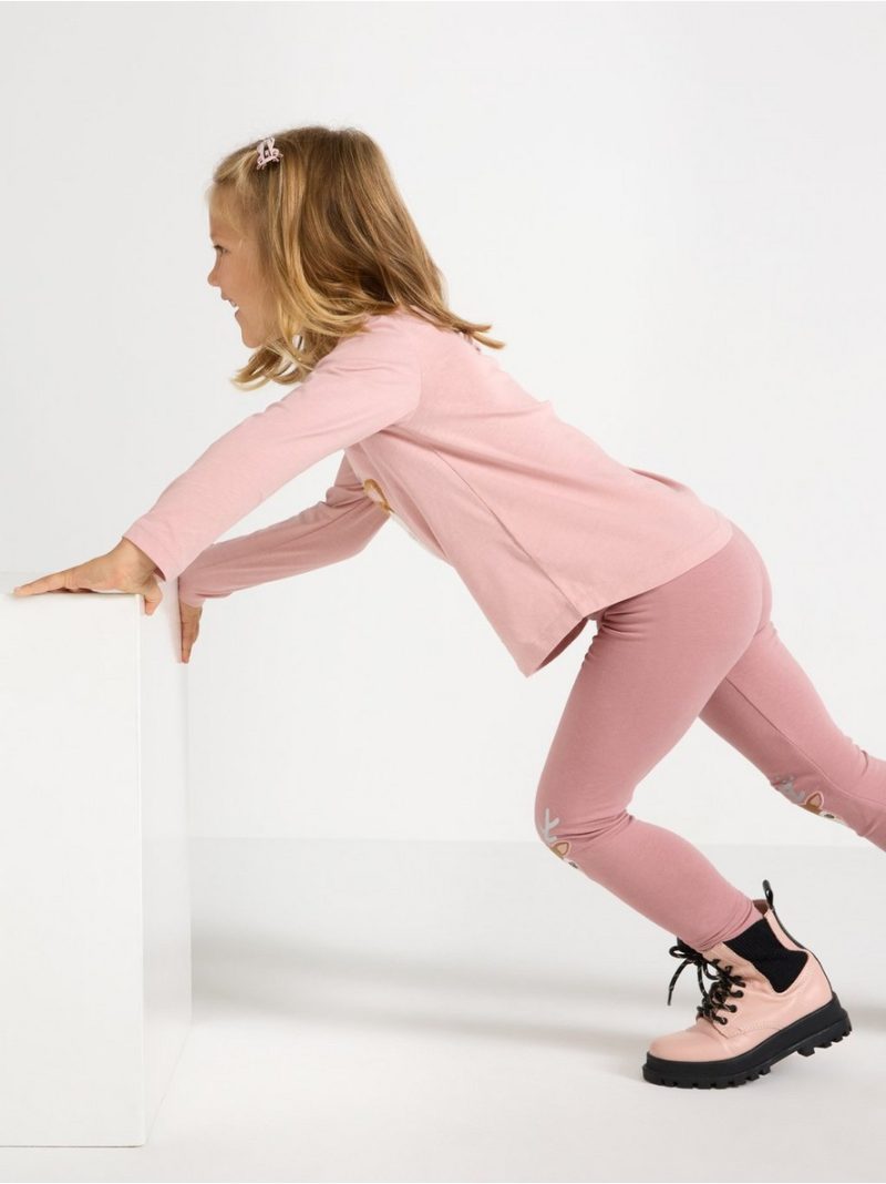 Leggings with brushed inside - 3007588-6917