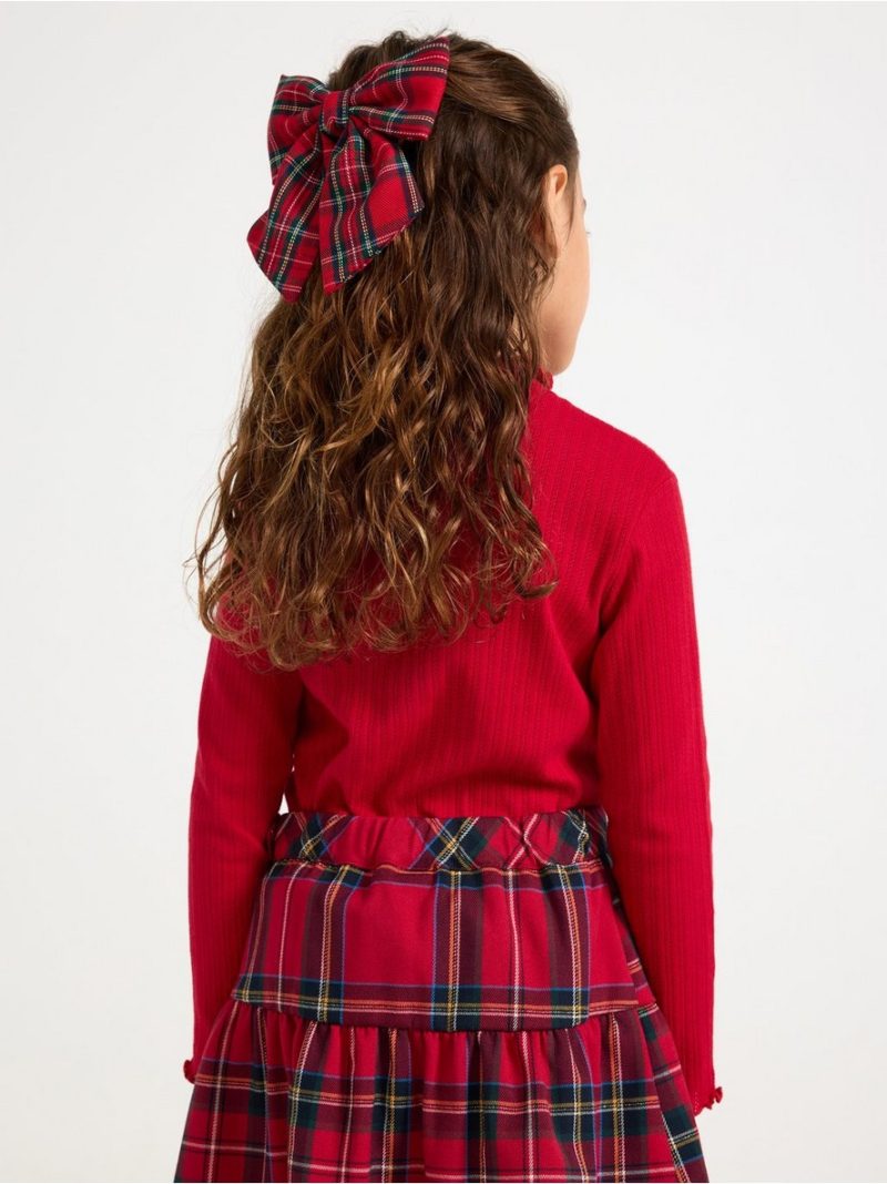 Long-sleeved top in pointelle - 3007676-7395