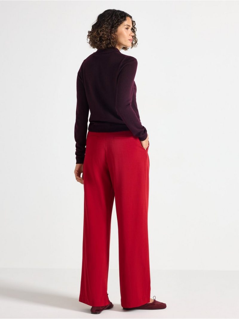 Trousers with wide legs - 3007688-8600