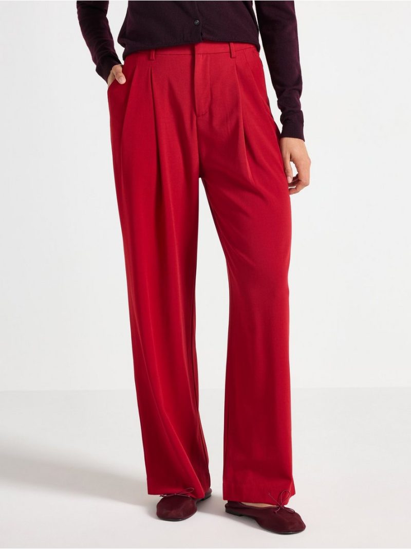 Trousers with wide legs - 3007688-8600