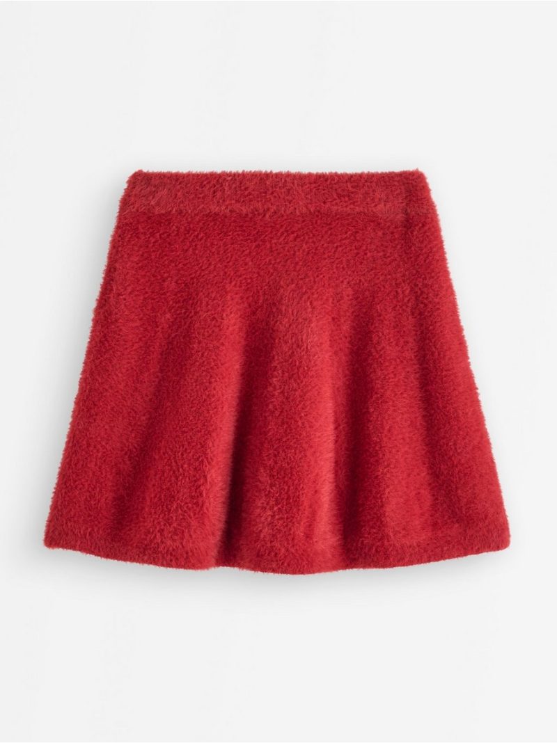 Skirt in feather yarn - 3007714-9348