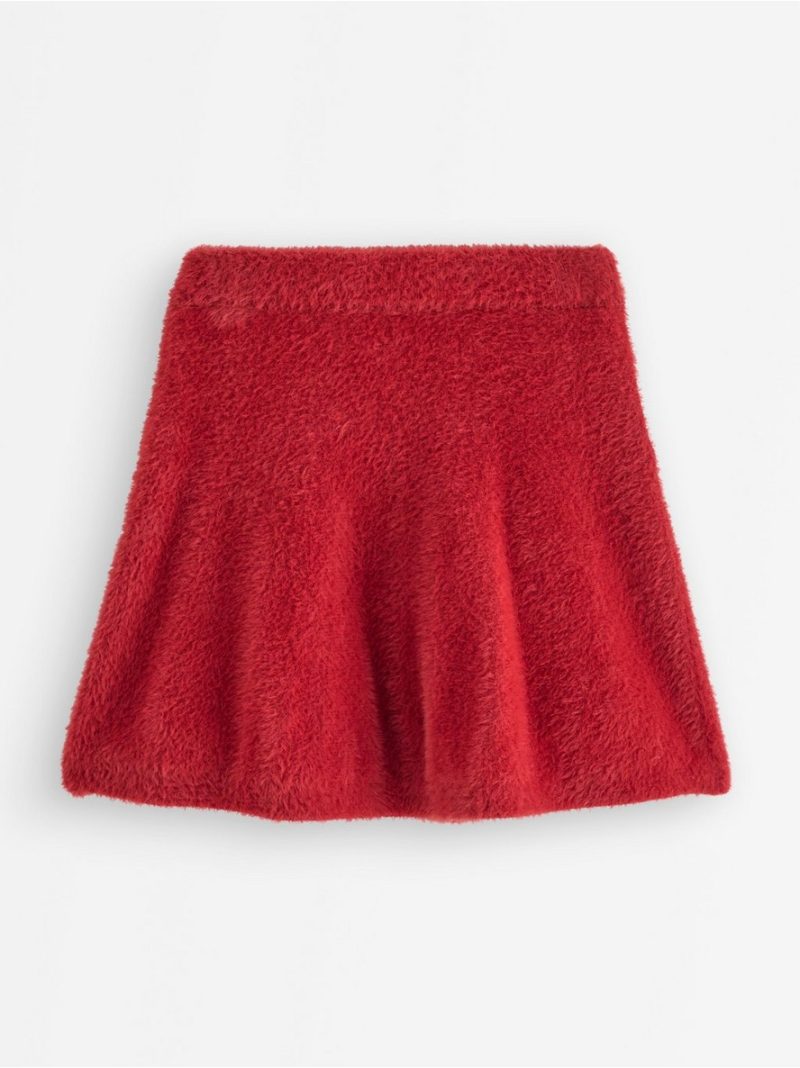 Skirt in feather yarn - 3007714-9348