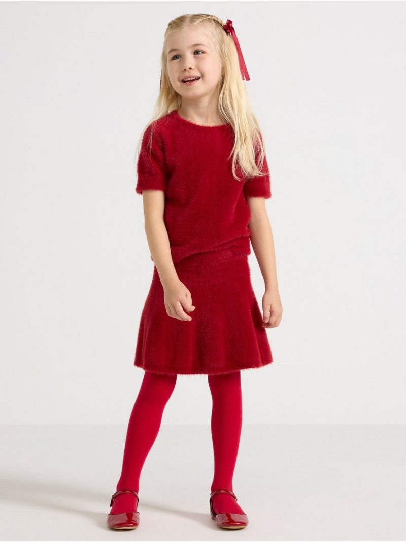 - Skirt in feather yarn Skirt in feather yarn - 3007714-9348