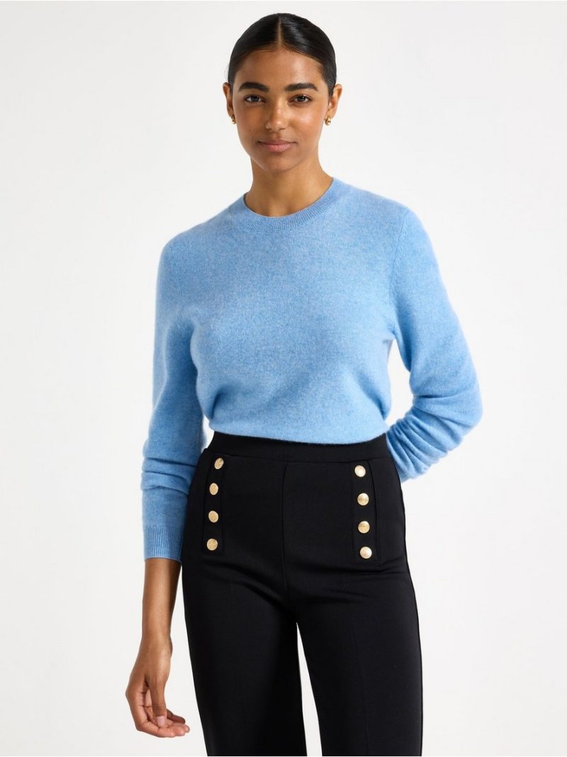 - Fine-knit jumper in cashmere Fine-knit jumper in cashmere - 3007720-7201
