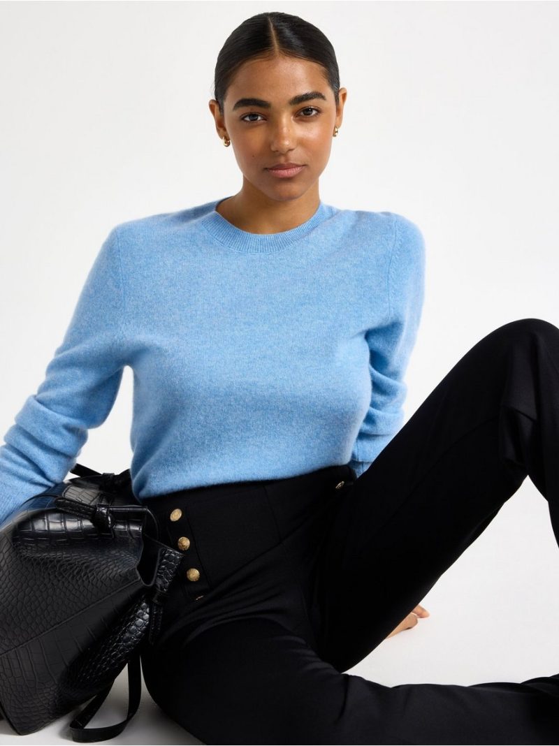 Fine-knit jumper in cashmere - 3007720-7201