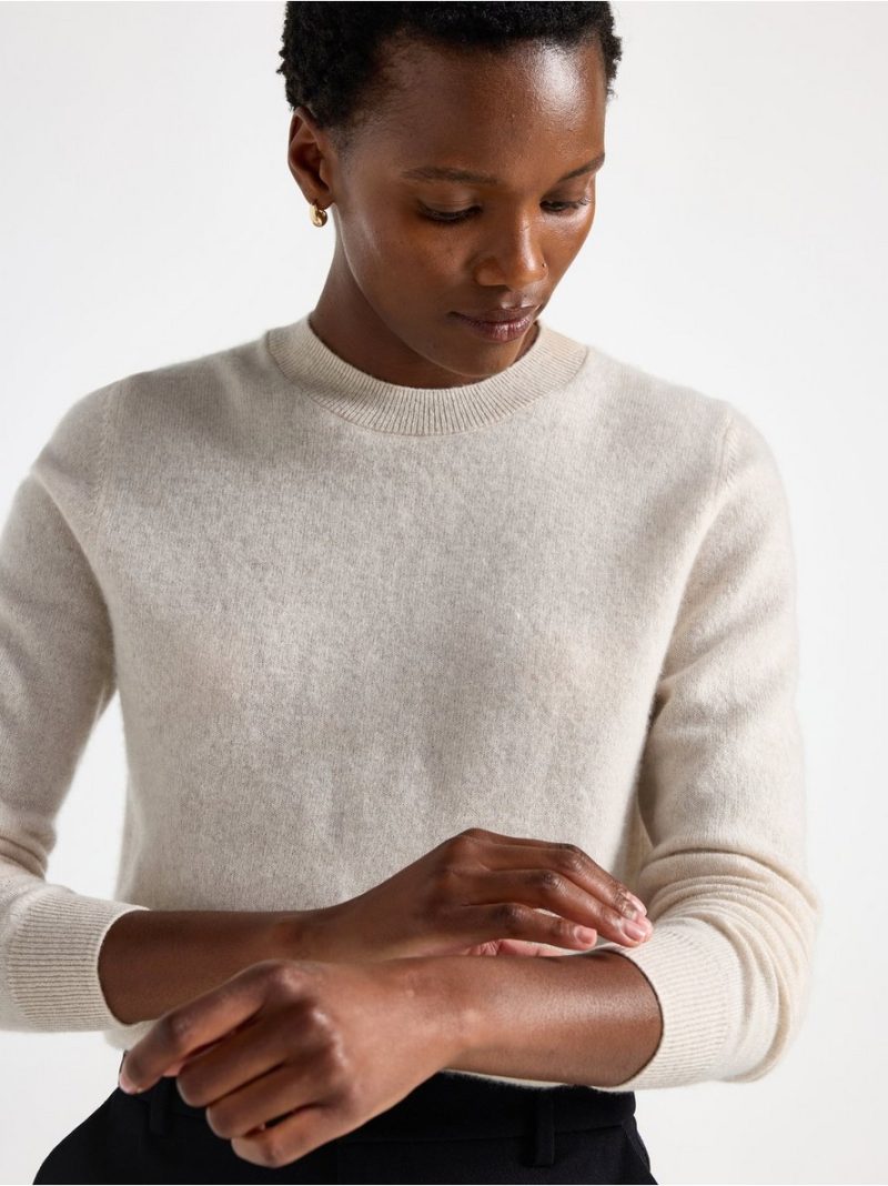 Fine-knit jumper in cashmere - 3007720-9806