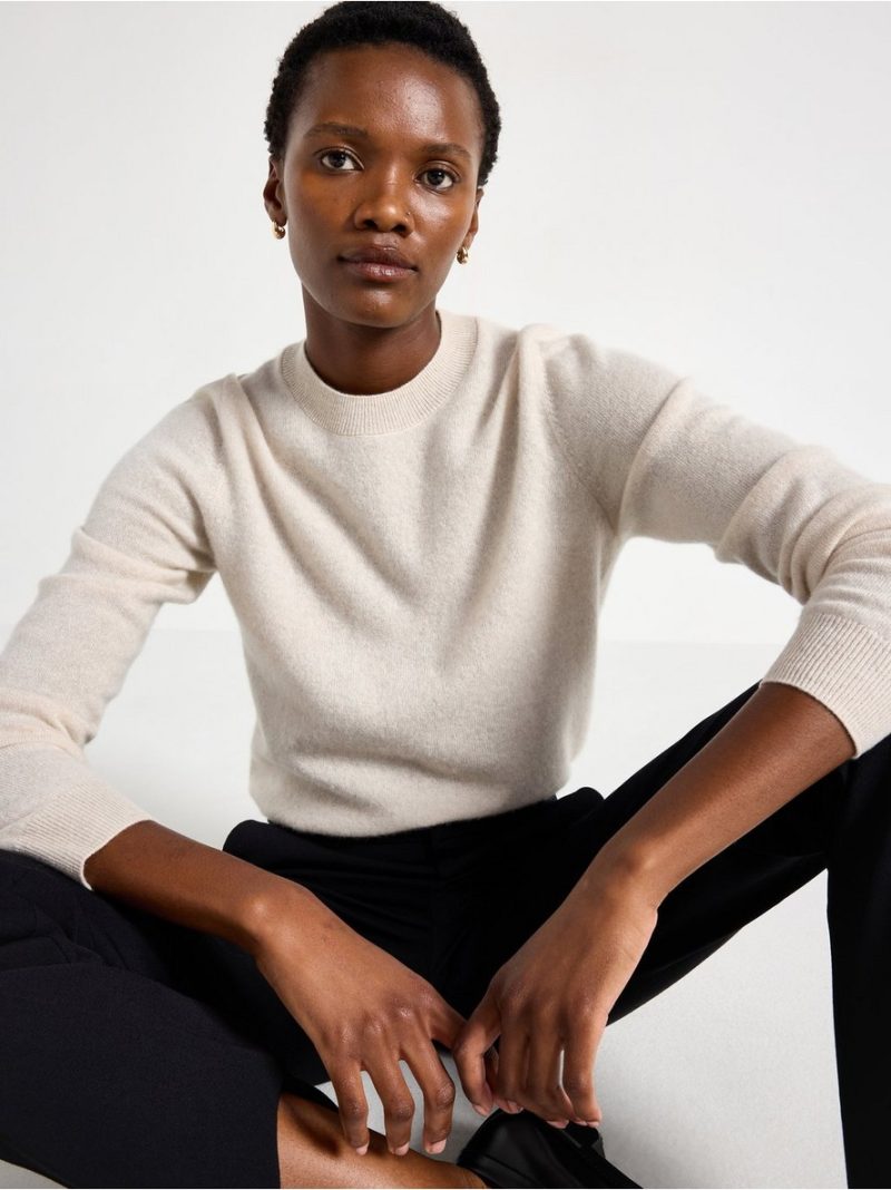 Fine-knit jumper in cashmere - 3007720-9806