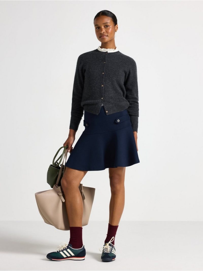 Cardigan in wool and cashmere blend - 3007728-9804