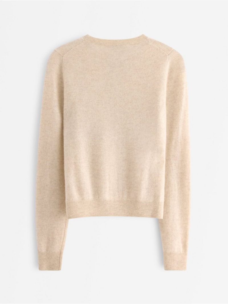 Cardigan in wool and cashmere blend - 3007728-9806