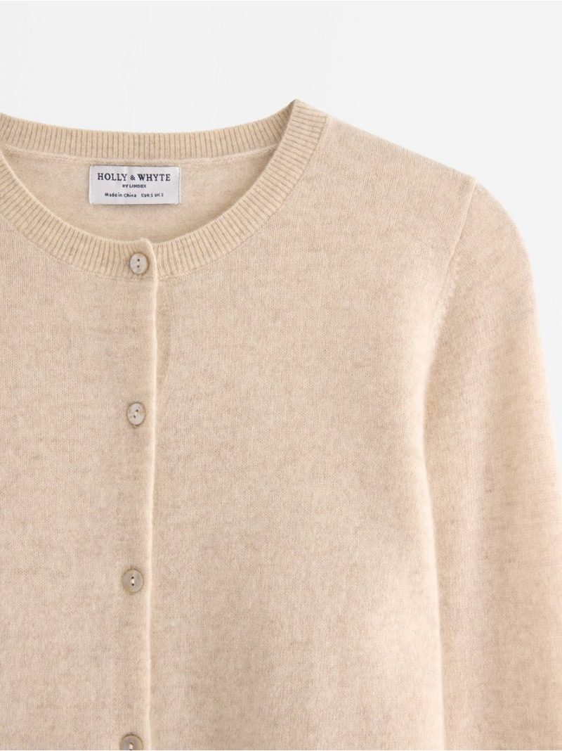 Cardigan in wool and cashmere blend - 3007728-9806