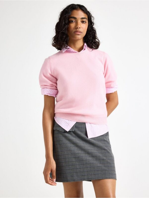 Top in wool and cashmere blend - 3007729-9619
