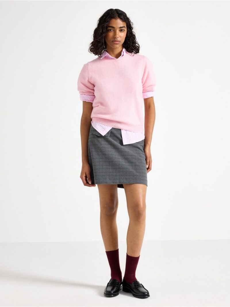 Top in wool and cashmere blend - 3007729-9619