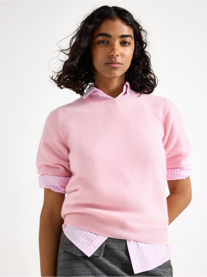 Top in wool and cashmere blend - 3007729-9619