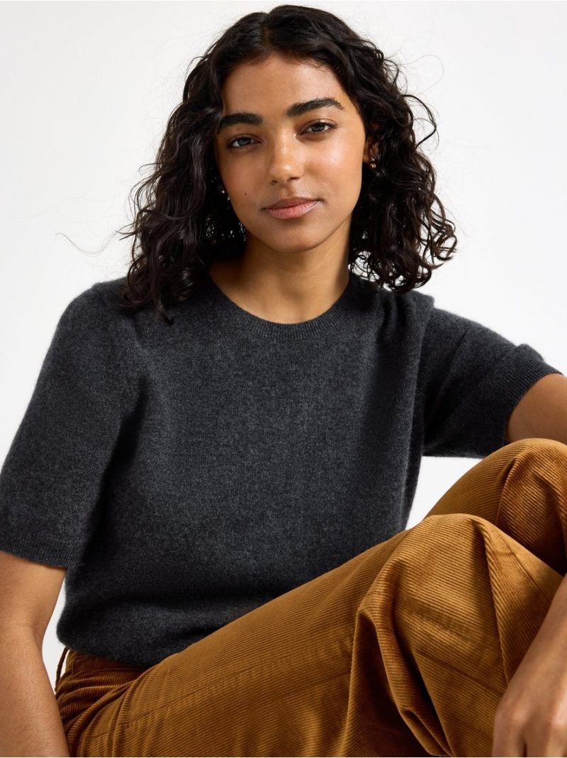 Top in wool and cashmere blend - 3007729-9804