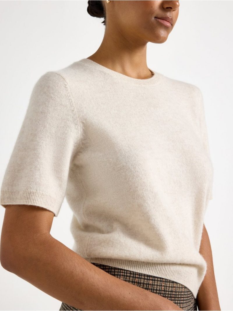 Top in wool and cashmere blend - 3007729-9806