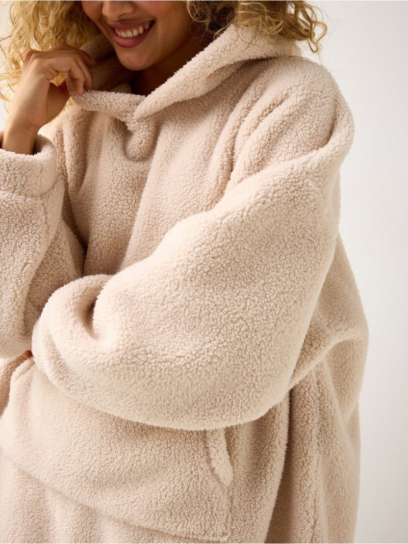 Oversized hoodie in pile - 3007762-7645