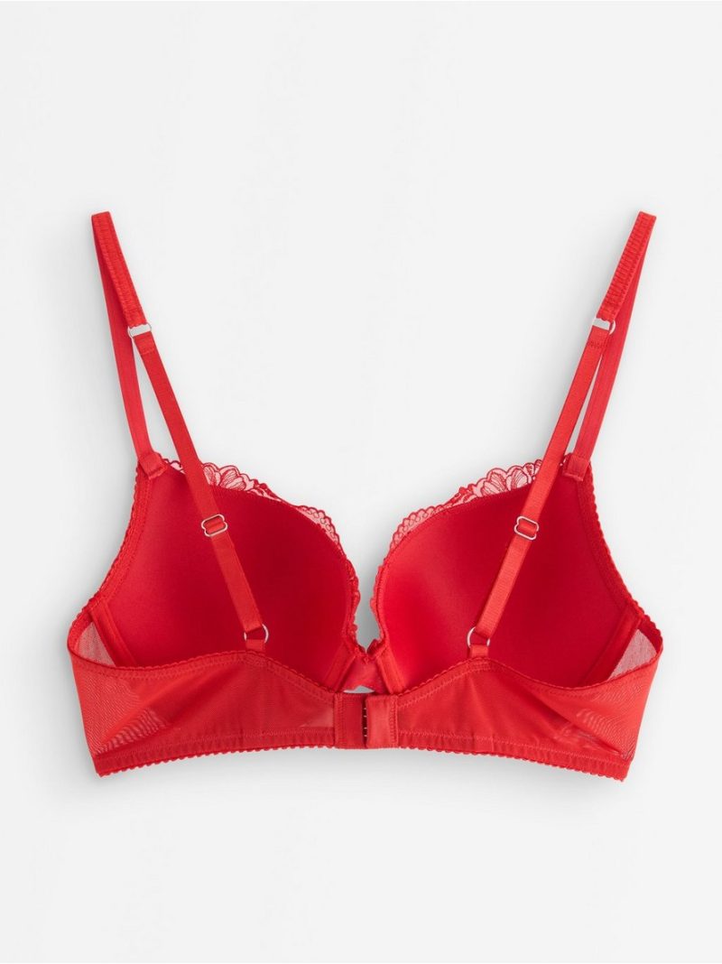 ella m - Malva  push-up bra with lace - 3007787-6286