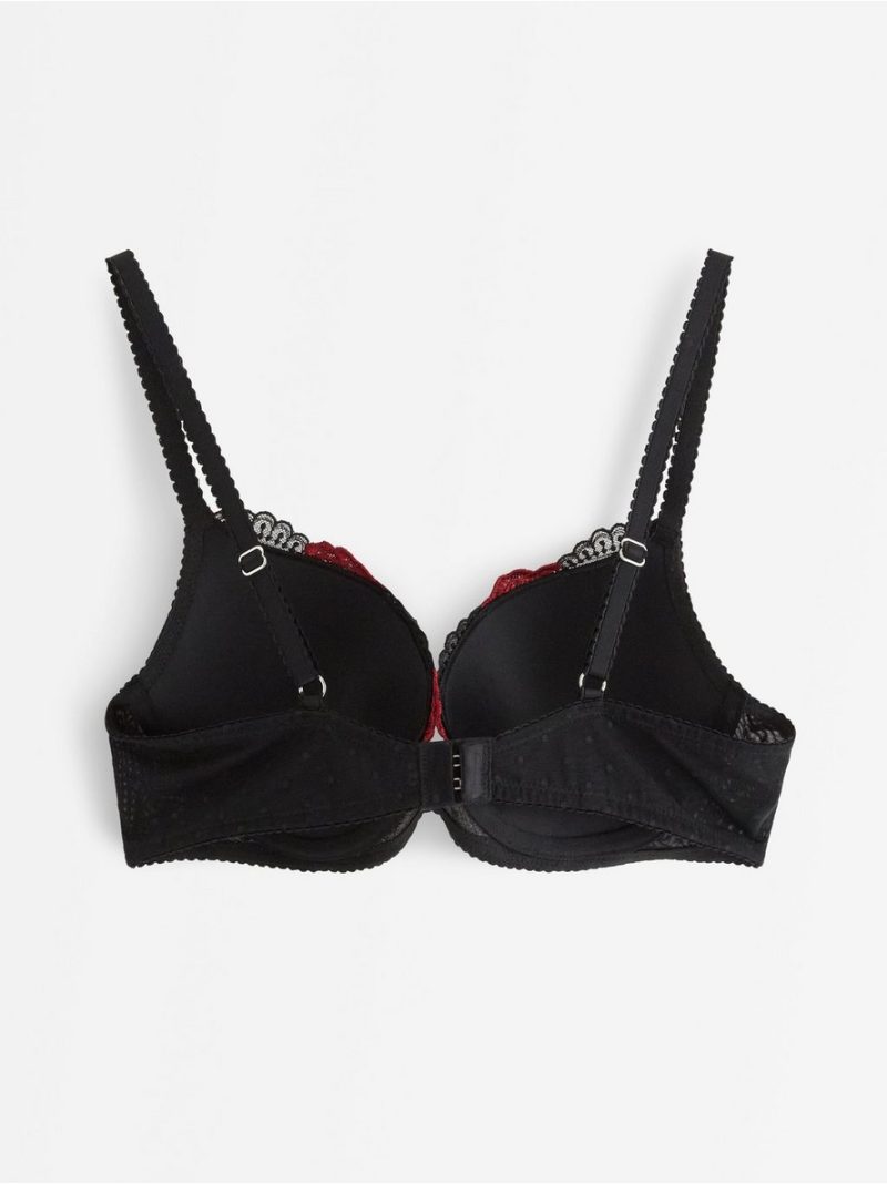 ella m -  malva push-up bra with lace - 3007794-80