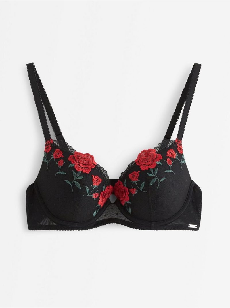 ella m -  malva push-up bra with lace - 3007794-80