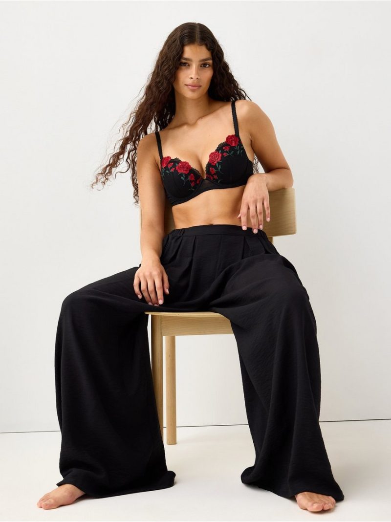 ella m -  malva push-up bra with lace - 3007794-80