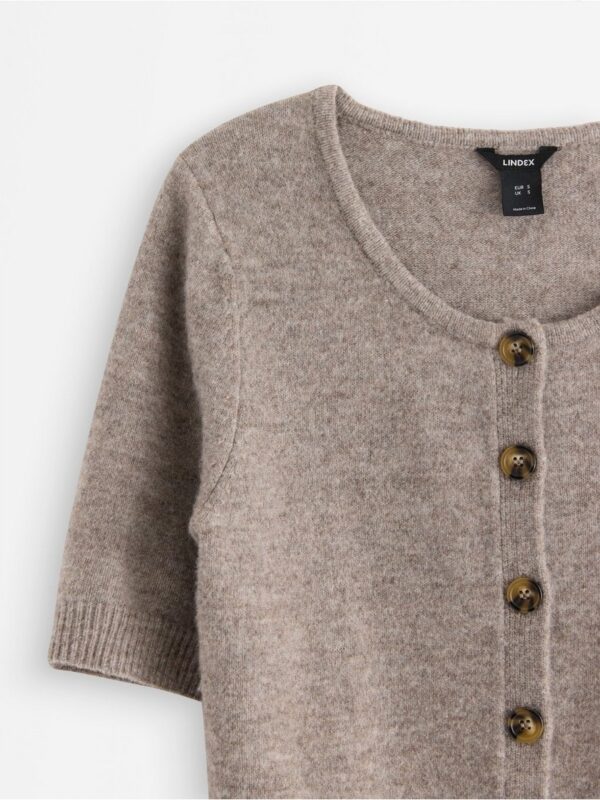 Short-sleeved cardigan - 3007816-3699