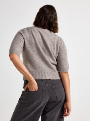 Short-sleeved cardigan - 3007816-3699