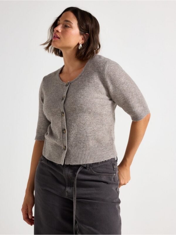 Short-sleeved cardigan - 3007816-3699