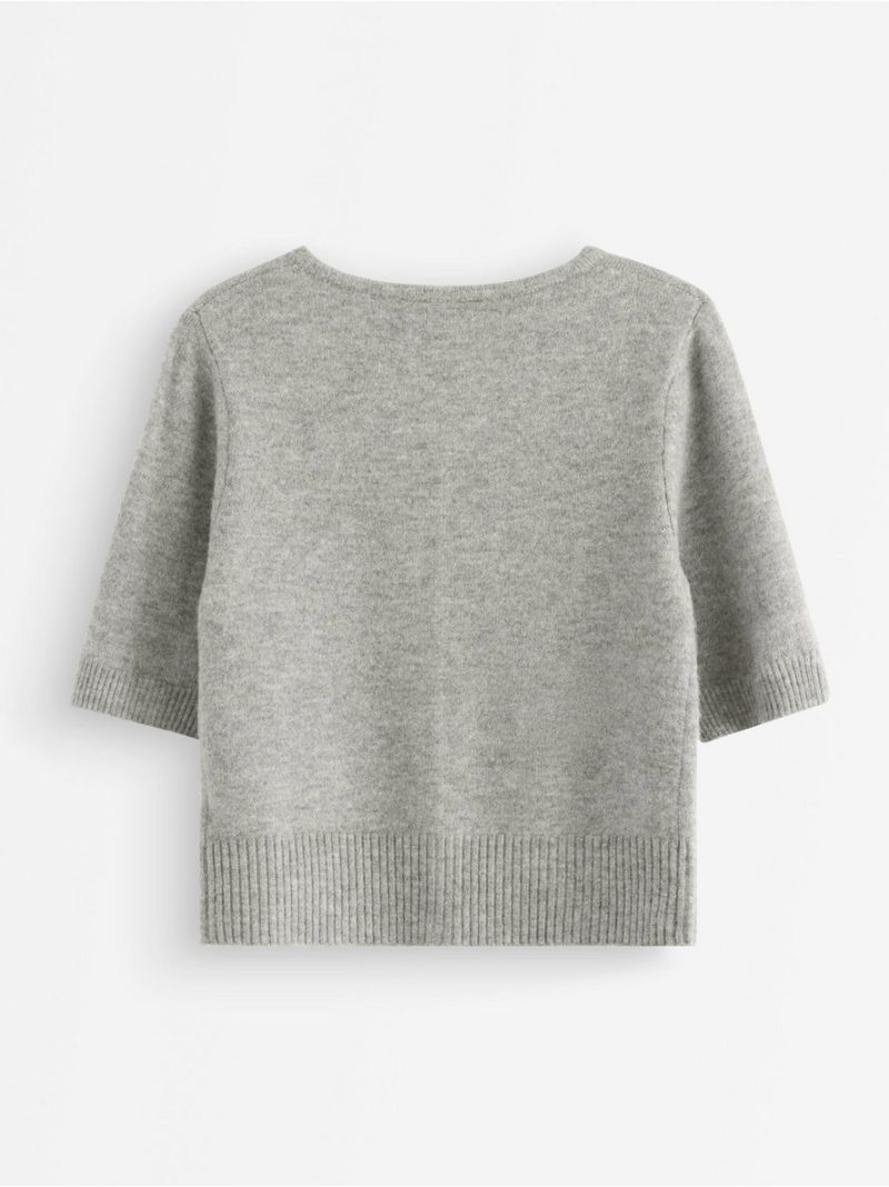 Short-sleeved cardigan - 3007816-9803