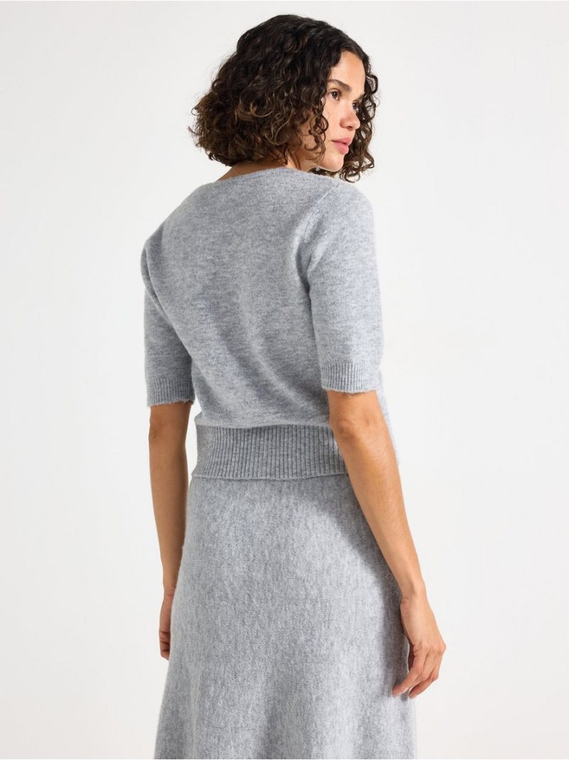 Short-sleeved cardigan - 3007816-9803