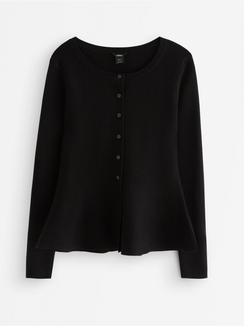 Fine-knit cardigan - 3007850-80