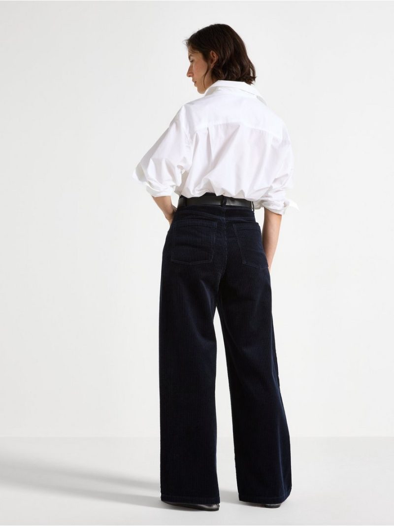 Wide corduroy trousers - 3007870-9614