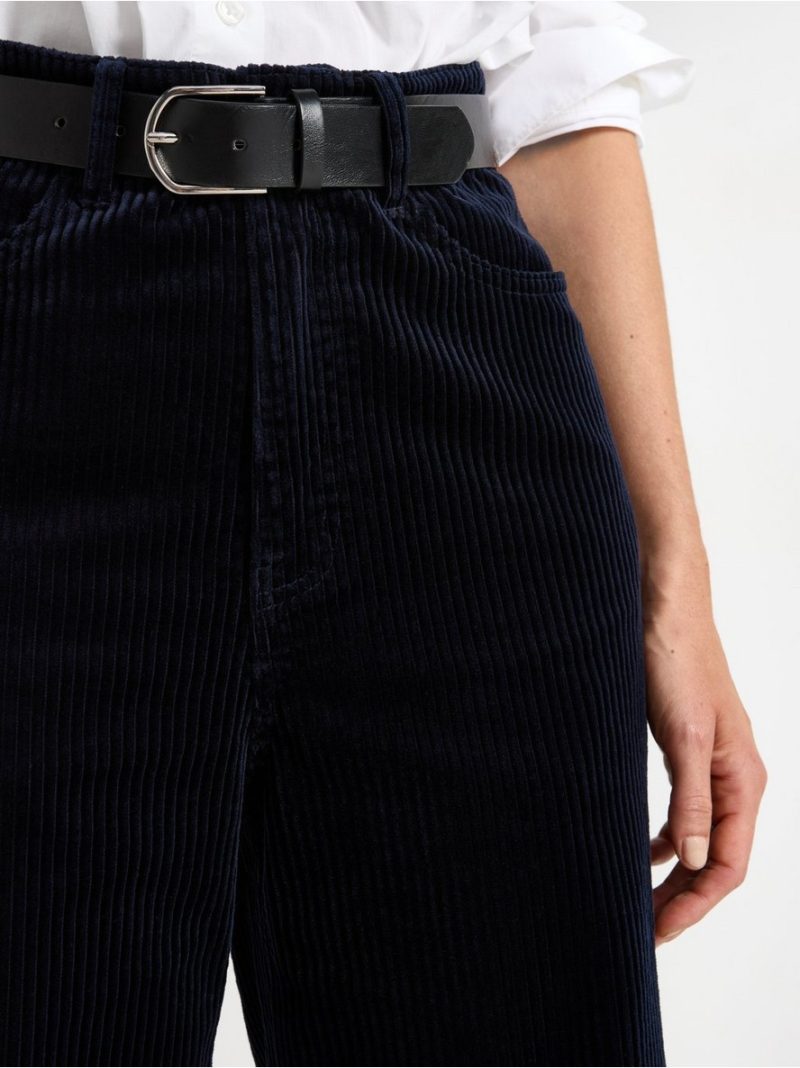 Wide corduroy trousers - 3007870-9614