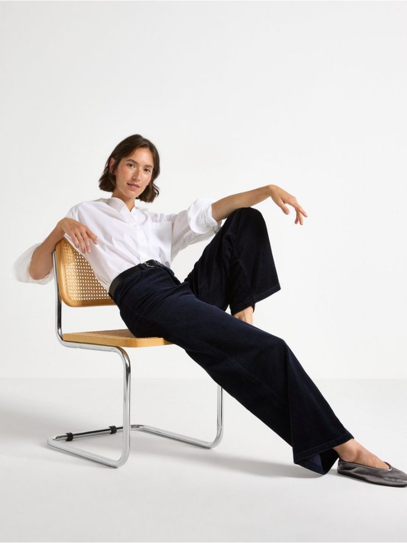 Wide corduroy trousers - 3007870-9614
