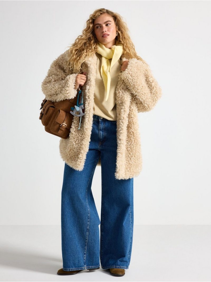 Jacket in faux fur - 3007917-9609