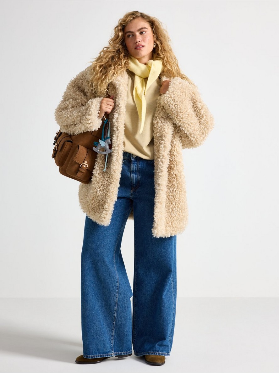 Jacket in faux fur - 3007917-9609