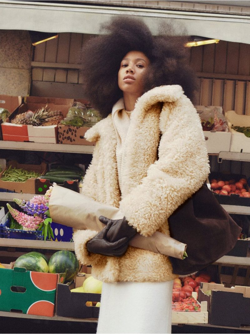 Jacket in faux fur - 3007917-9609