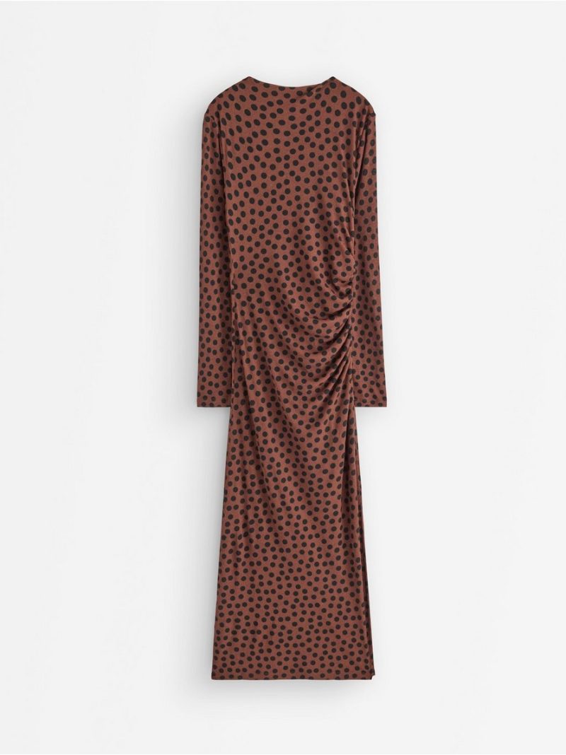 Jersey dress with ruching - 3007954-2685