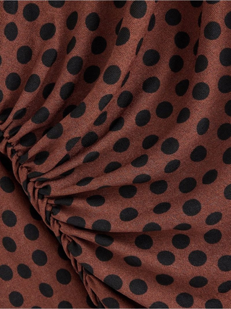 Jersey dress with ruching - 3007954-2685