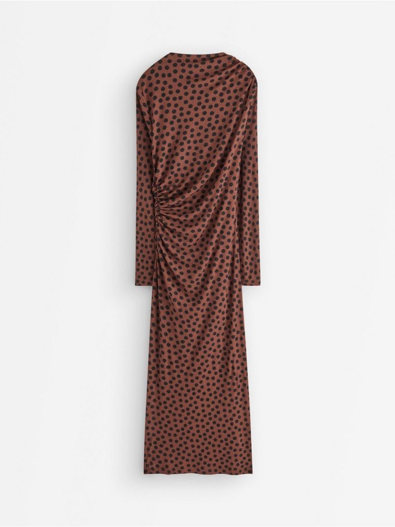 Jersey dress with ruching - 3007954-2685