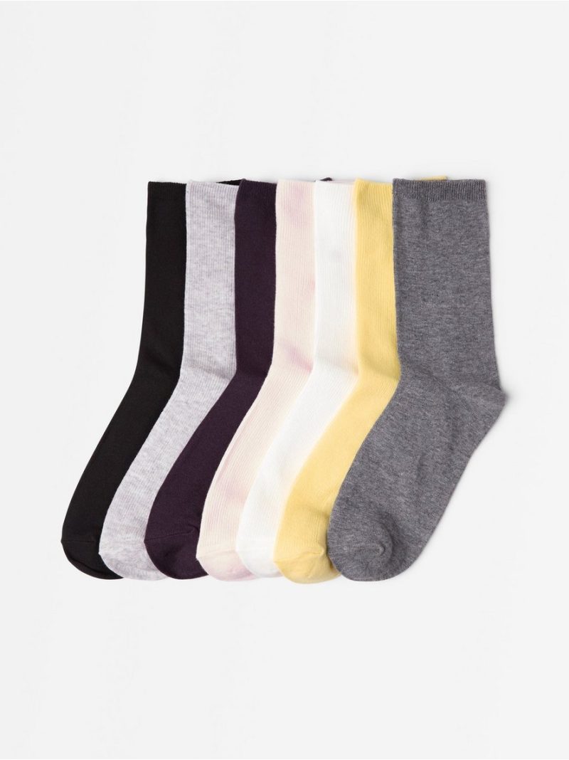 - 7-pack ribbed socks 7-pack ribbed socks - 3008002-8413