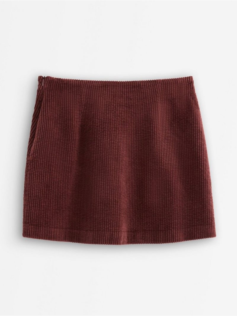 Mini skirt in corduroy - 3008010-7354